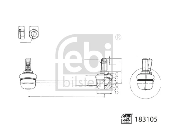 Link/Coupling Rod, stabiliser bar
